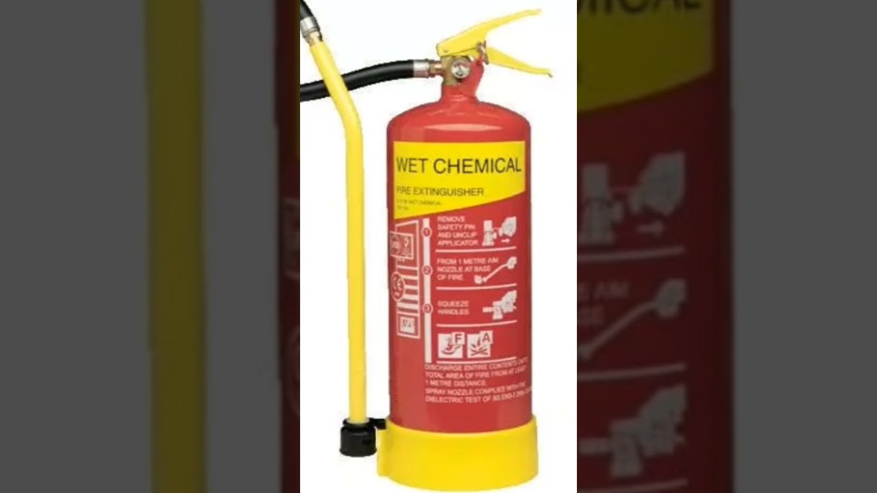 Wet chemical fire extinguisher 
