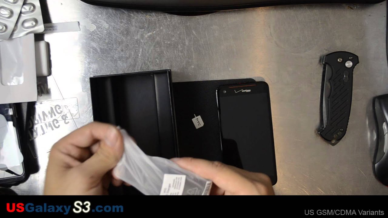 CricketUsers.com - Verizon HTC Droid DNA Unboxing and First Look