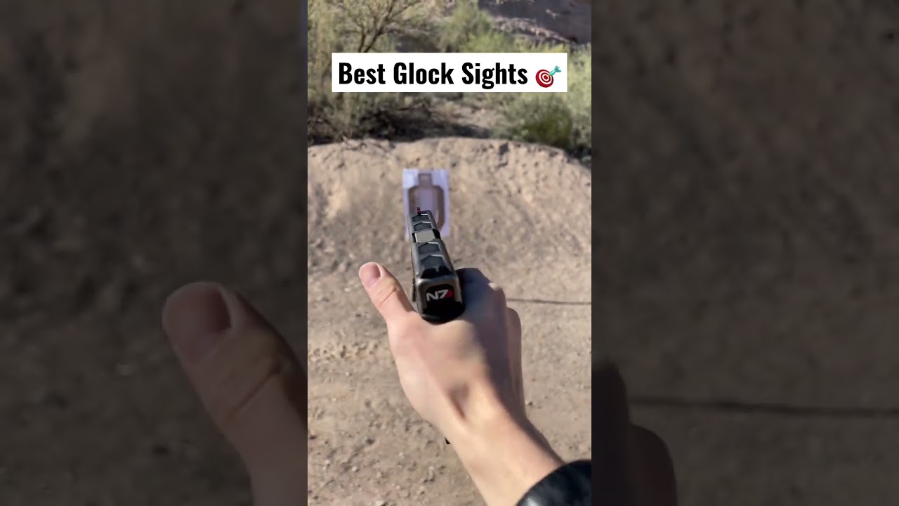 Best Glock Iron Sights 🎯- Trijicon HD XR - My Fav! 🙌 