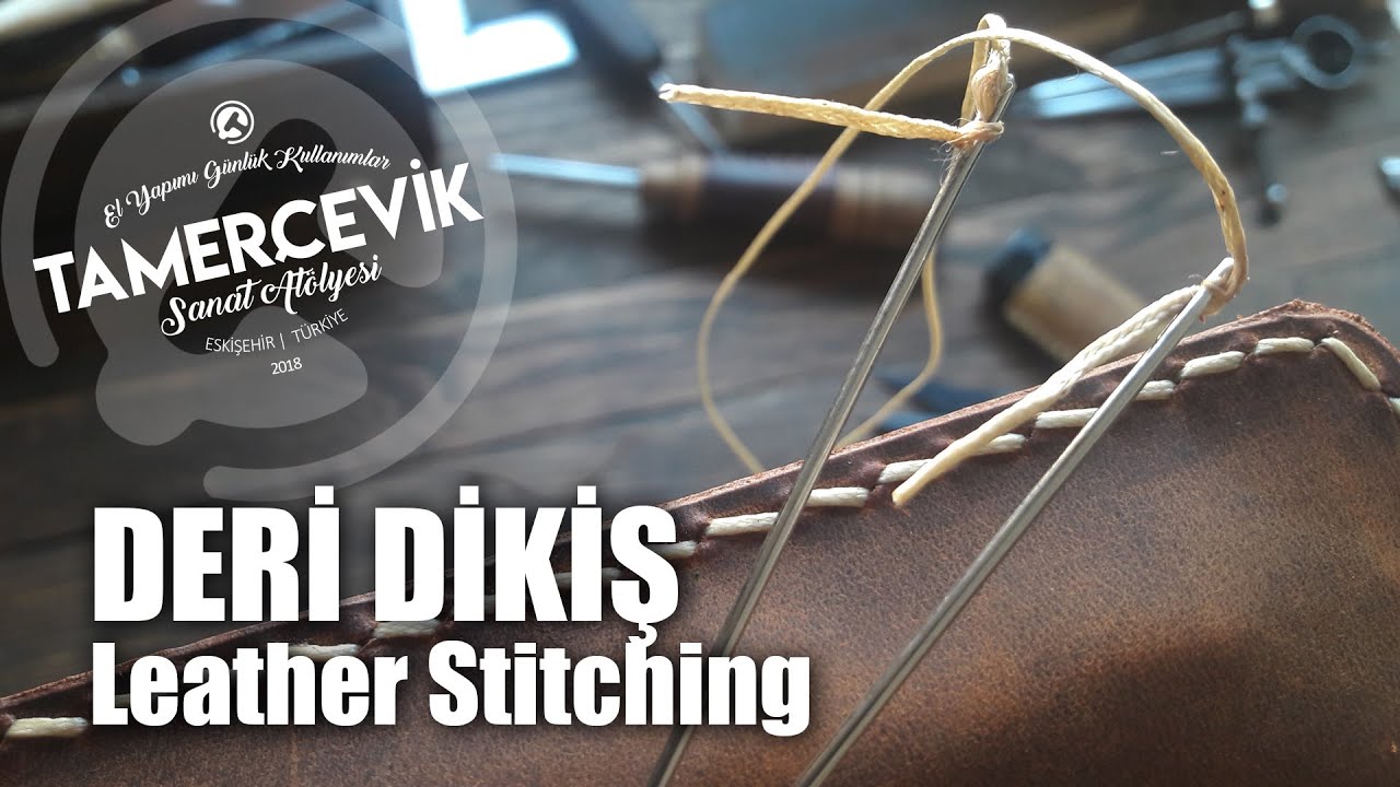 DERİ DİKİŞ TEKNİĞİ (Leather Stitching) FREE PATTERN - BEDAVA KALIPLAR