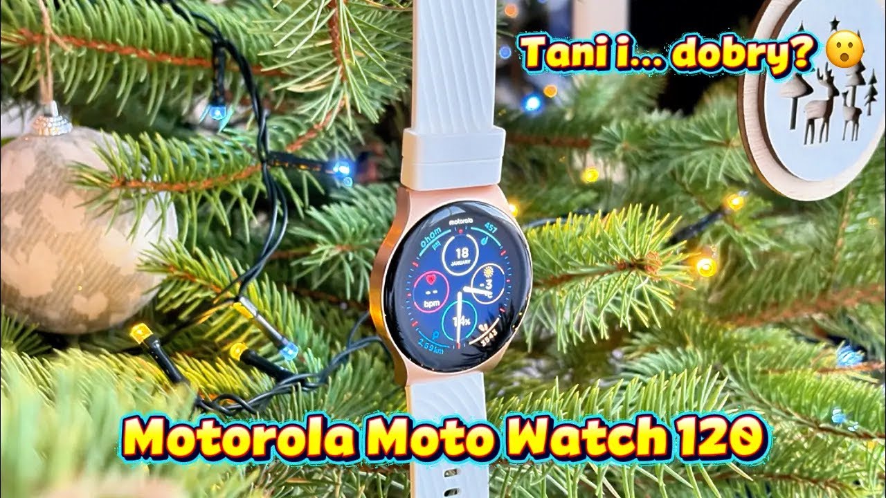 Motorola Moto Watch 120 - to tani i zaskakująco dobry zegarek 😮