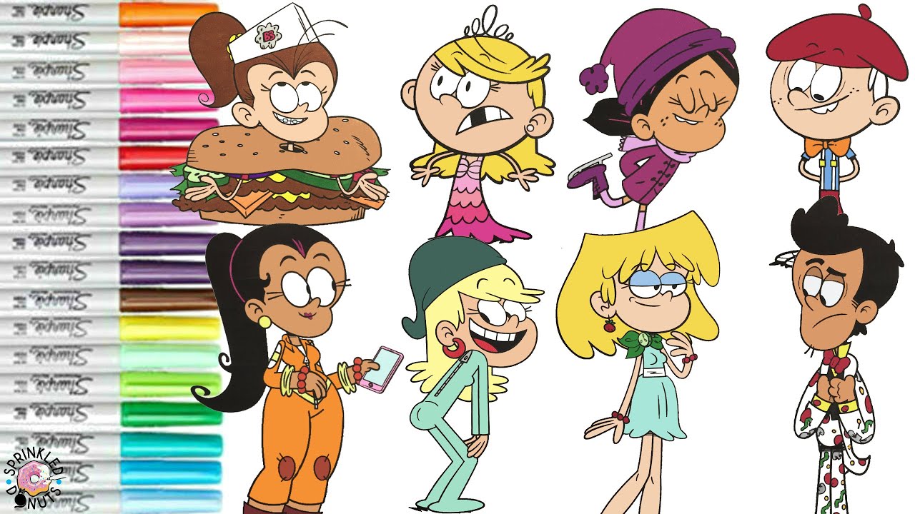 The Loud House and Casagrandes Coloring Book Compilation Lori Bobby Lincoln Ronnie Anne Lent Luan