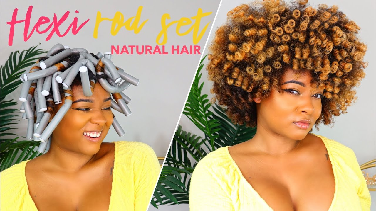 How To Flexi Rod Set Tutorial on Wet Natural Hair | Super Moisturized + Define Curls