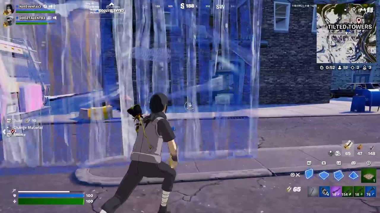 Fortnite. Ps5. My teams sweaty not me