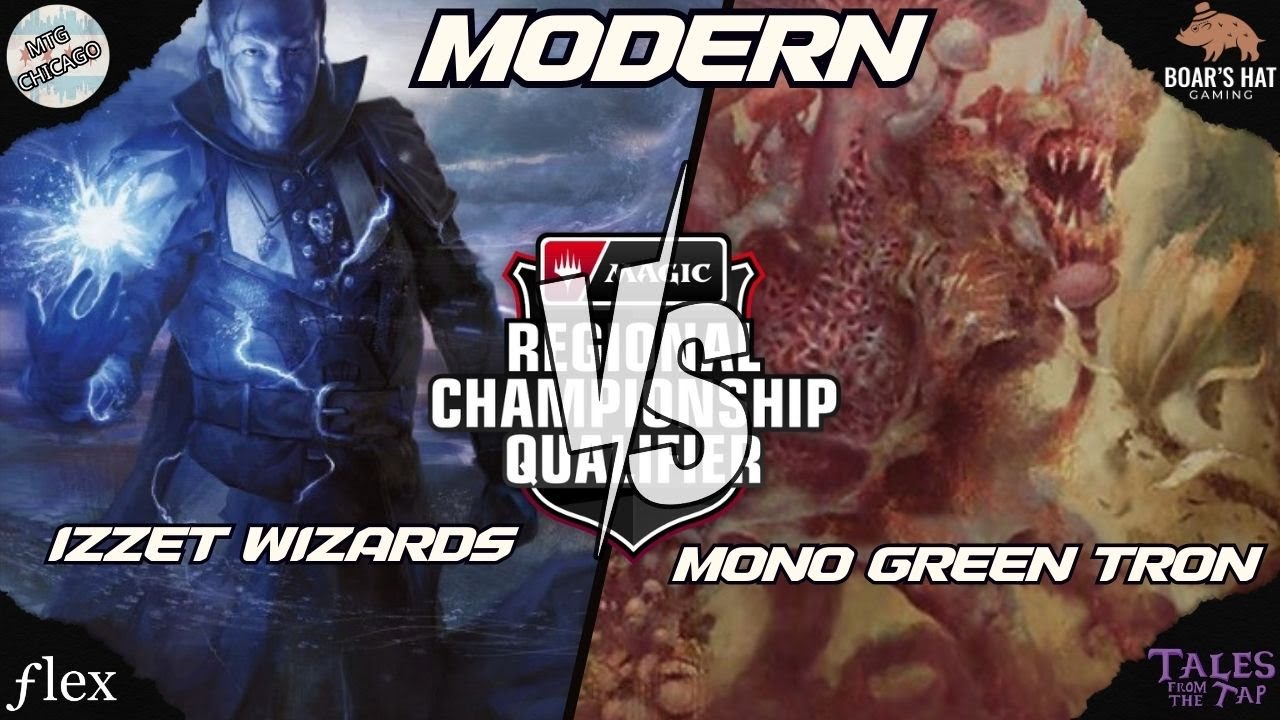 Mono Green Tron VS Izzet Wizards [MTG Modern]