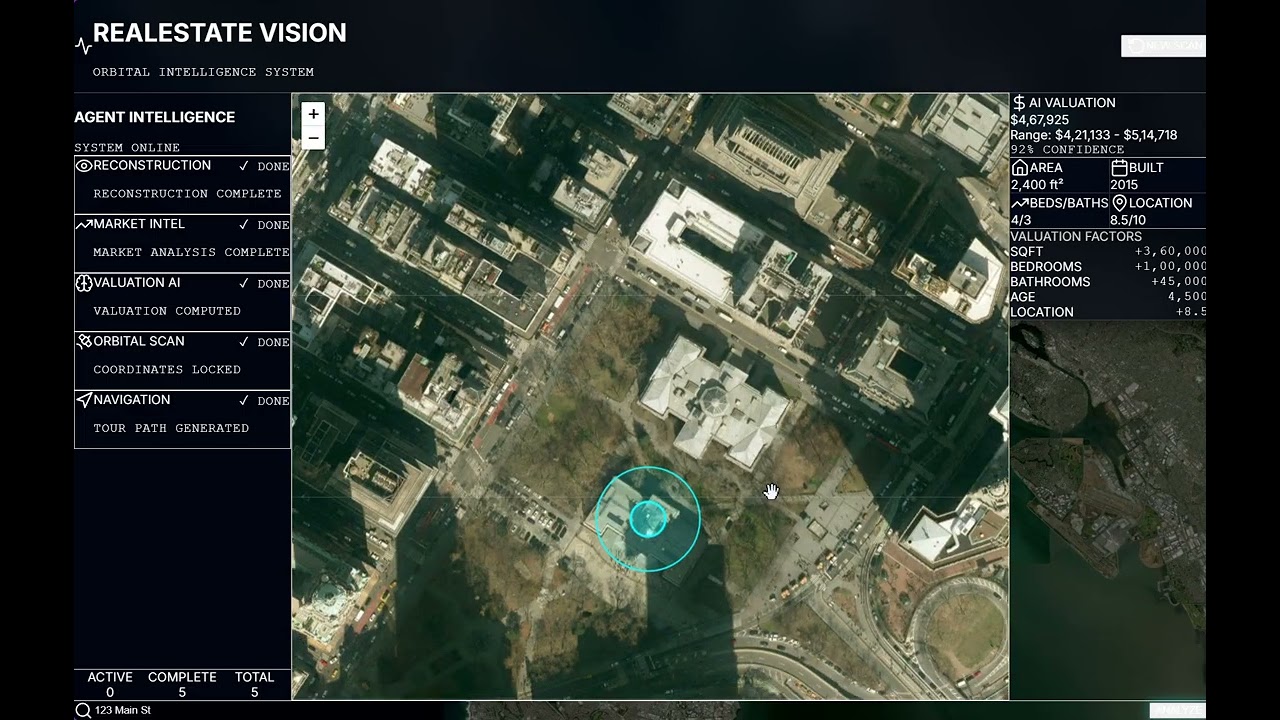 🏠 RealEstate Vision - AI-Powered Property Intelligence (Demo)