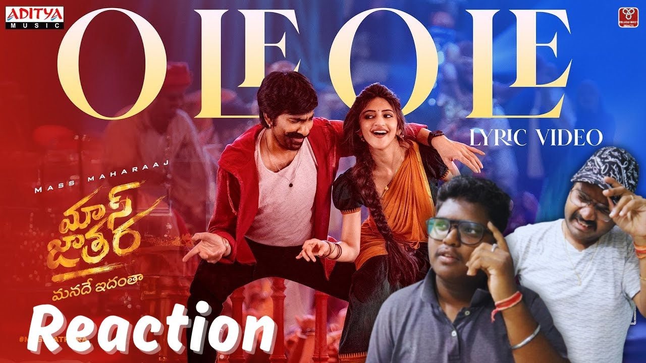 Ole Ole Lyrical Song Reaction | Mass Jathara | Ravi Teja, Sreeleela || TELUGU BRO'S REACTS