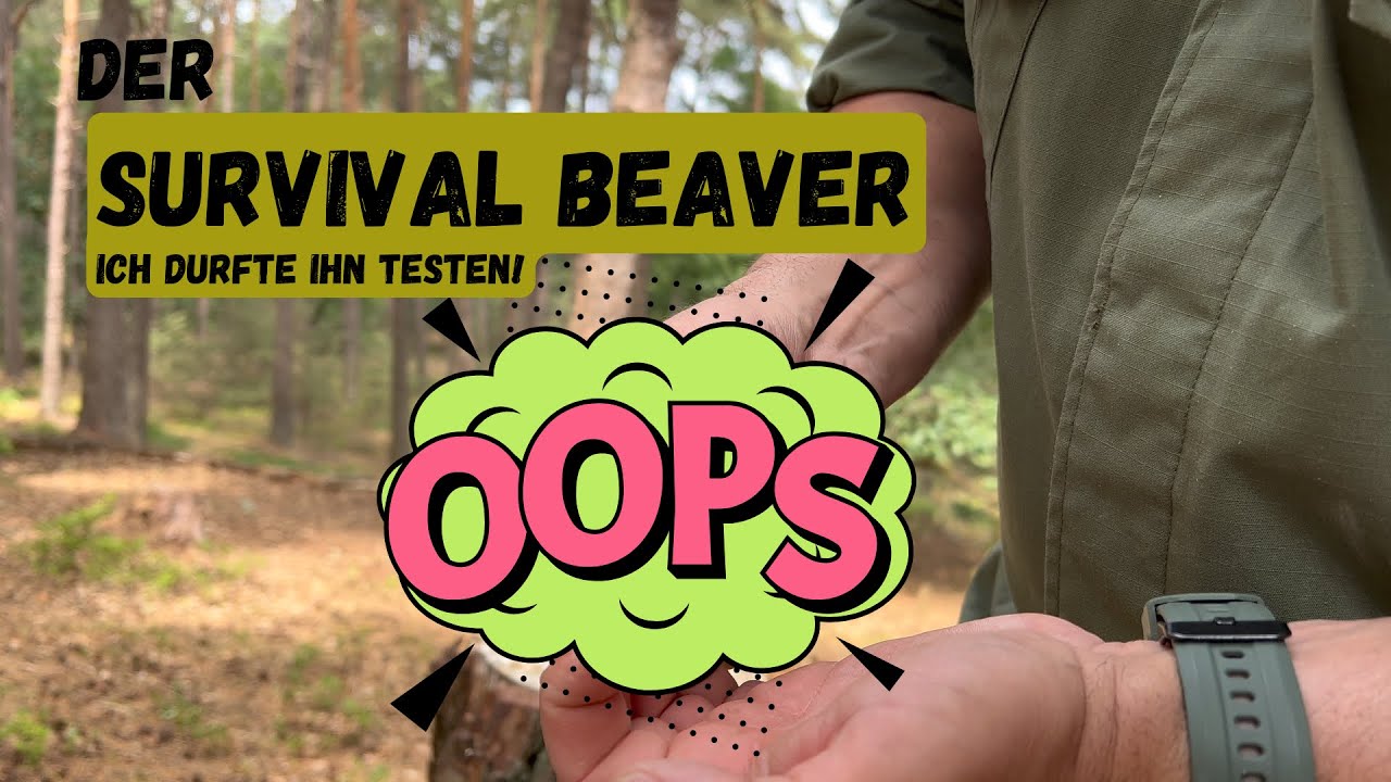 AUSERW&Auml;HLT - Tester des Survival Beaver  #reinirossmann #bushcraftgear #bushcraft