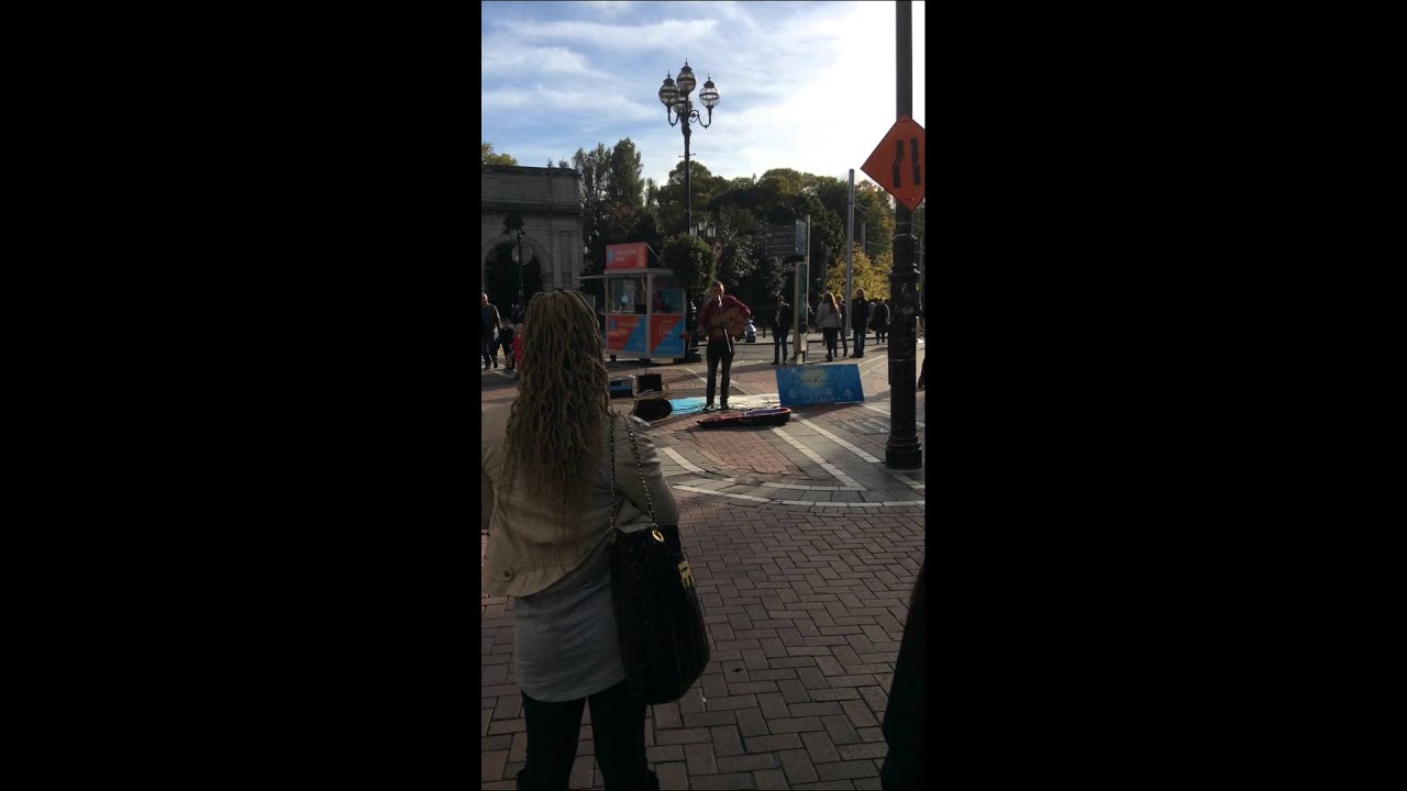 Dermot Kennedy on the streets of Dublin.