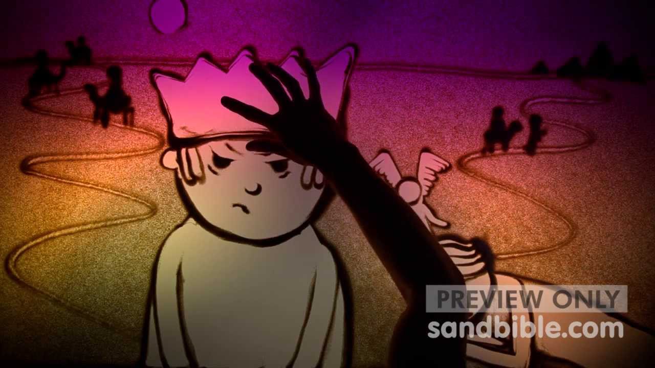 Christmas Sand Drawing - Matthew 2:1-16 - Wise Men - Sand Bible