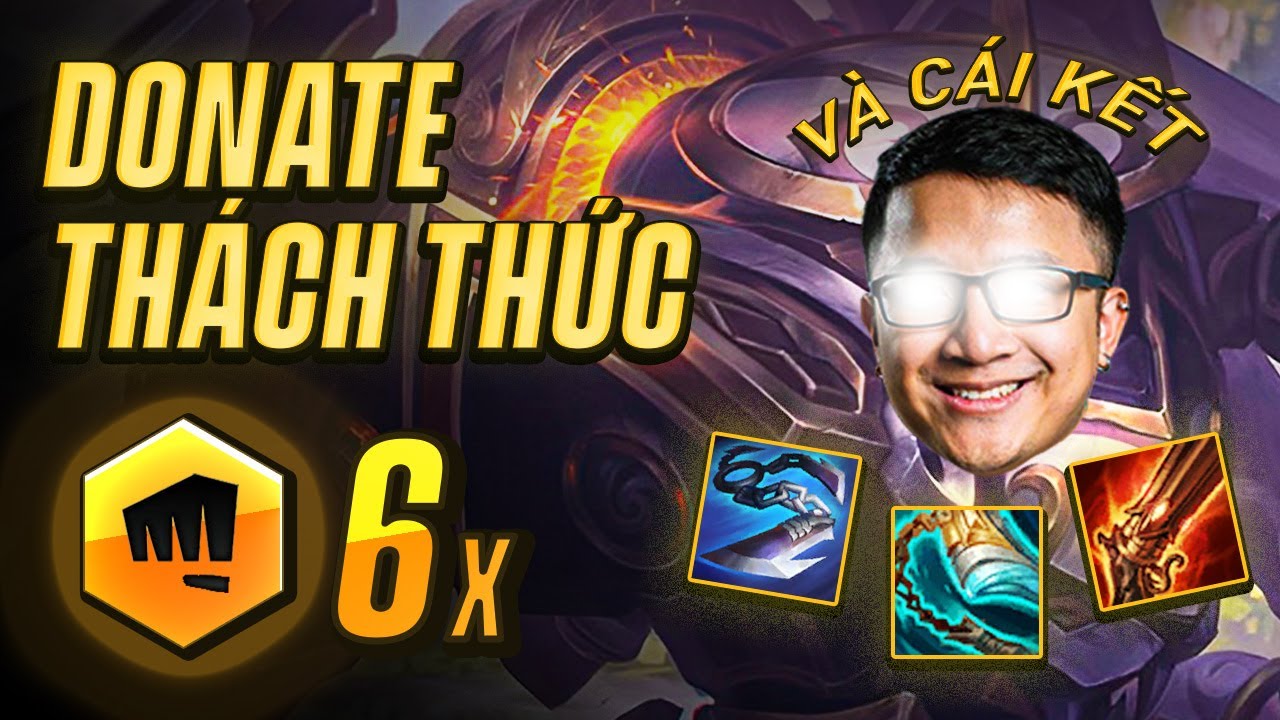 DONATE TH&Aacute;CH THỨC ĐỨC MẠNH VỚI 6 ĐẤU SĨ JAX | ĐTCL 8.5