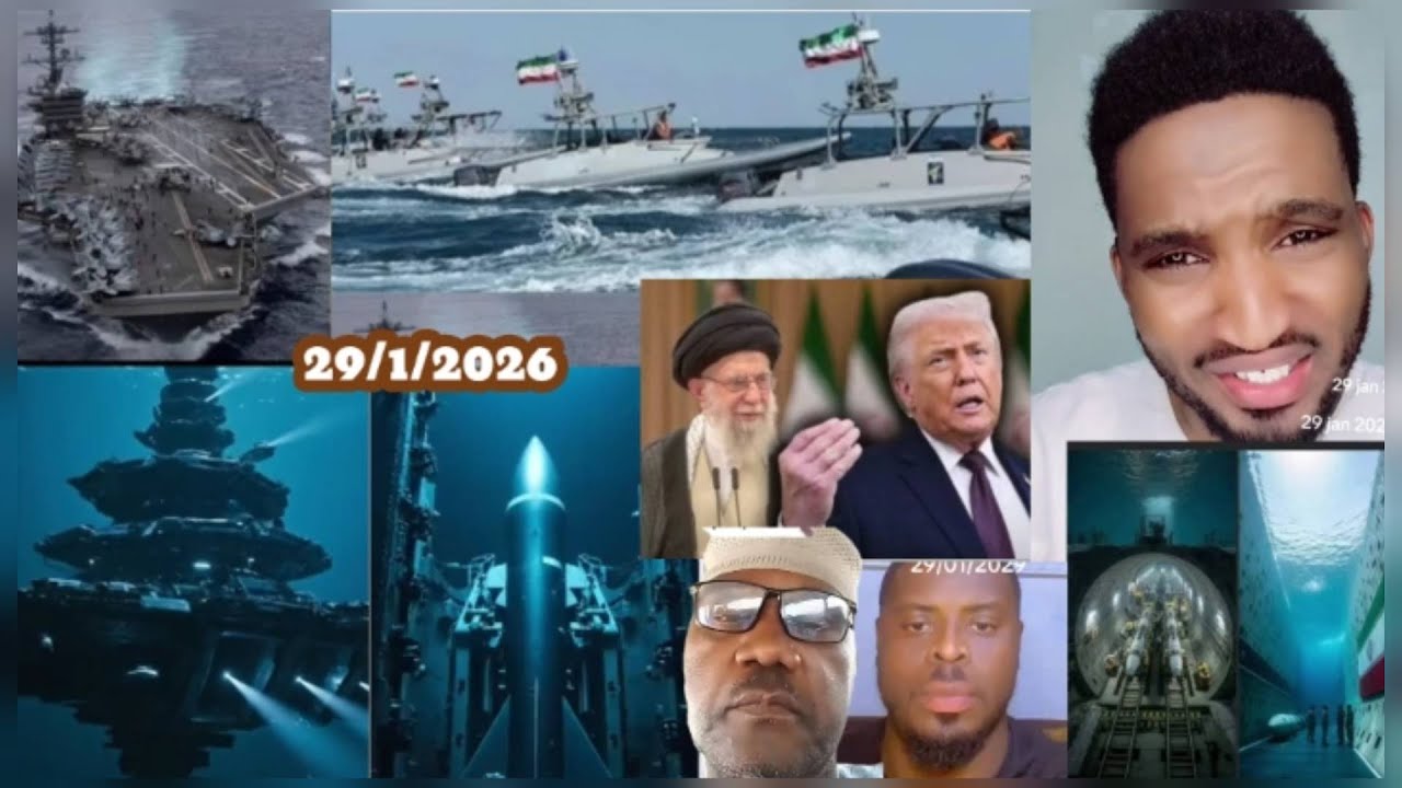 Anfara yakin! Iran ta fito da jiragen ruwa na yaki  dari uku ta kori babban jirgin yakin America