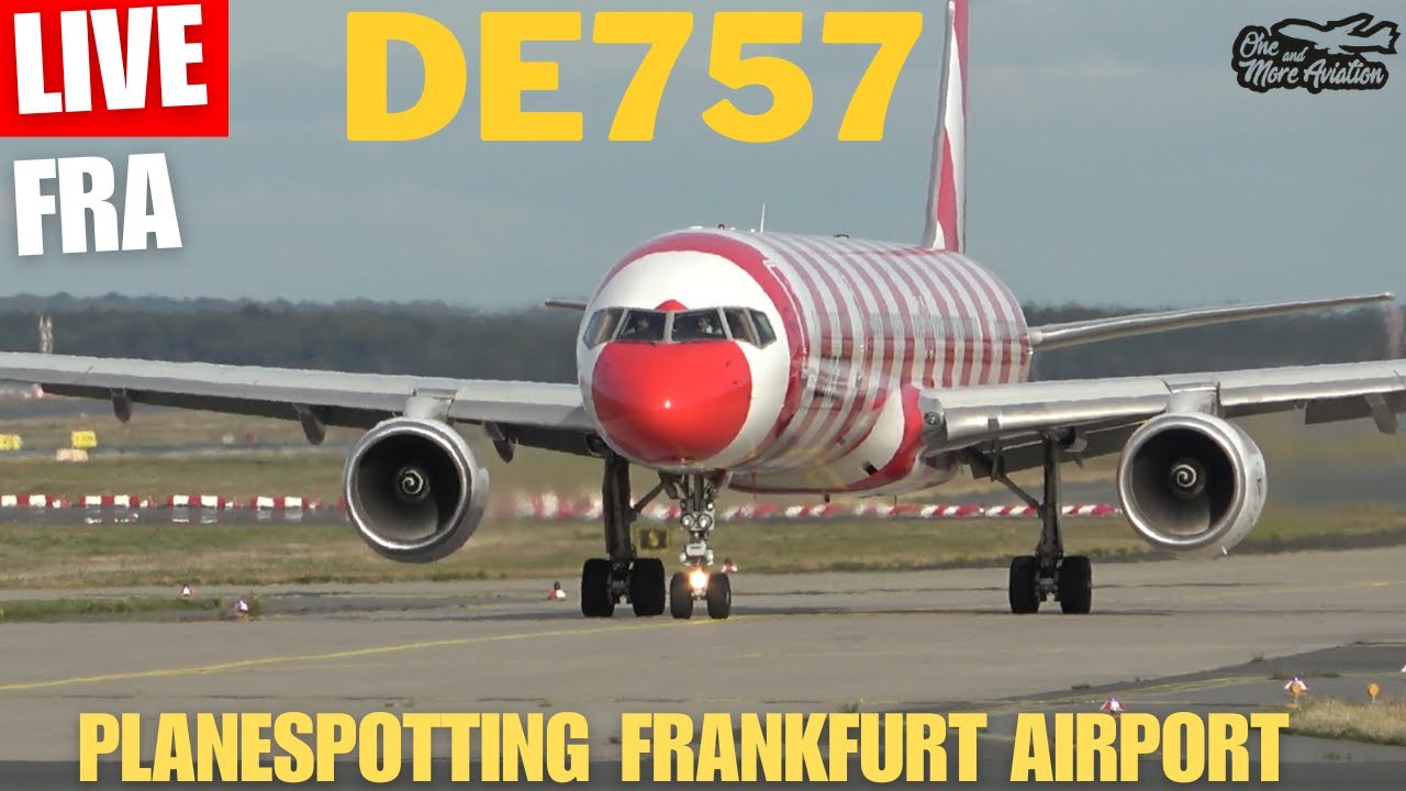 🔴Live Planespotting Frankfurt Airport Abschiedsflug DE757 (D-ABOM) FRA - VIE