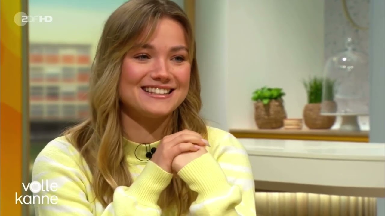 Julia Beautx beim ZDF Magazin „Volle Kanne“ vom 11.01.23