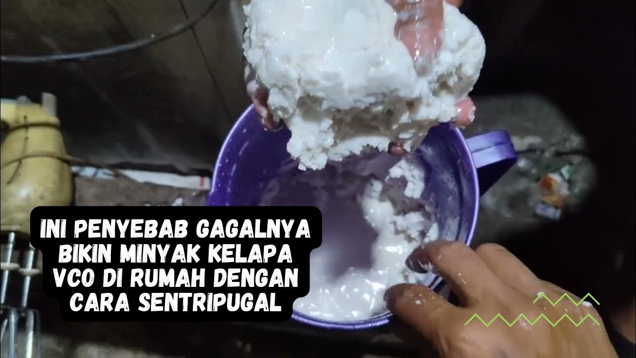 ANTI GAGAL‼️CARA SEDERHANA MEMBUAT MINYAK KELAPA VCO DENGAN CARA SENTRIPUGAL