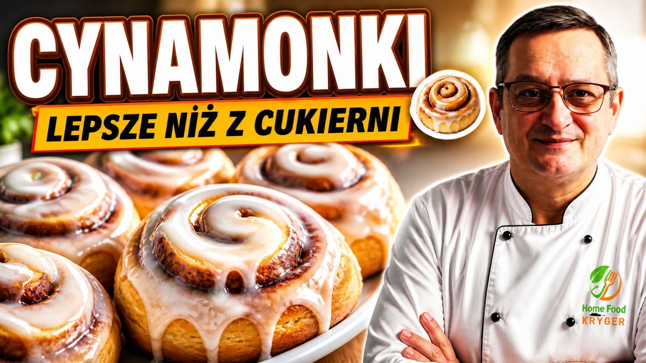 Cynamonki – Miękkie Bułeczki Cynamonowe Jak z Cukierni | Prosty Przepis Krok po Kroku