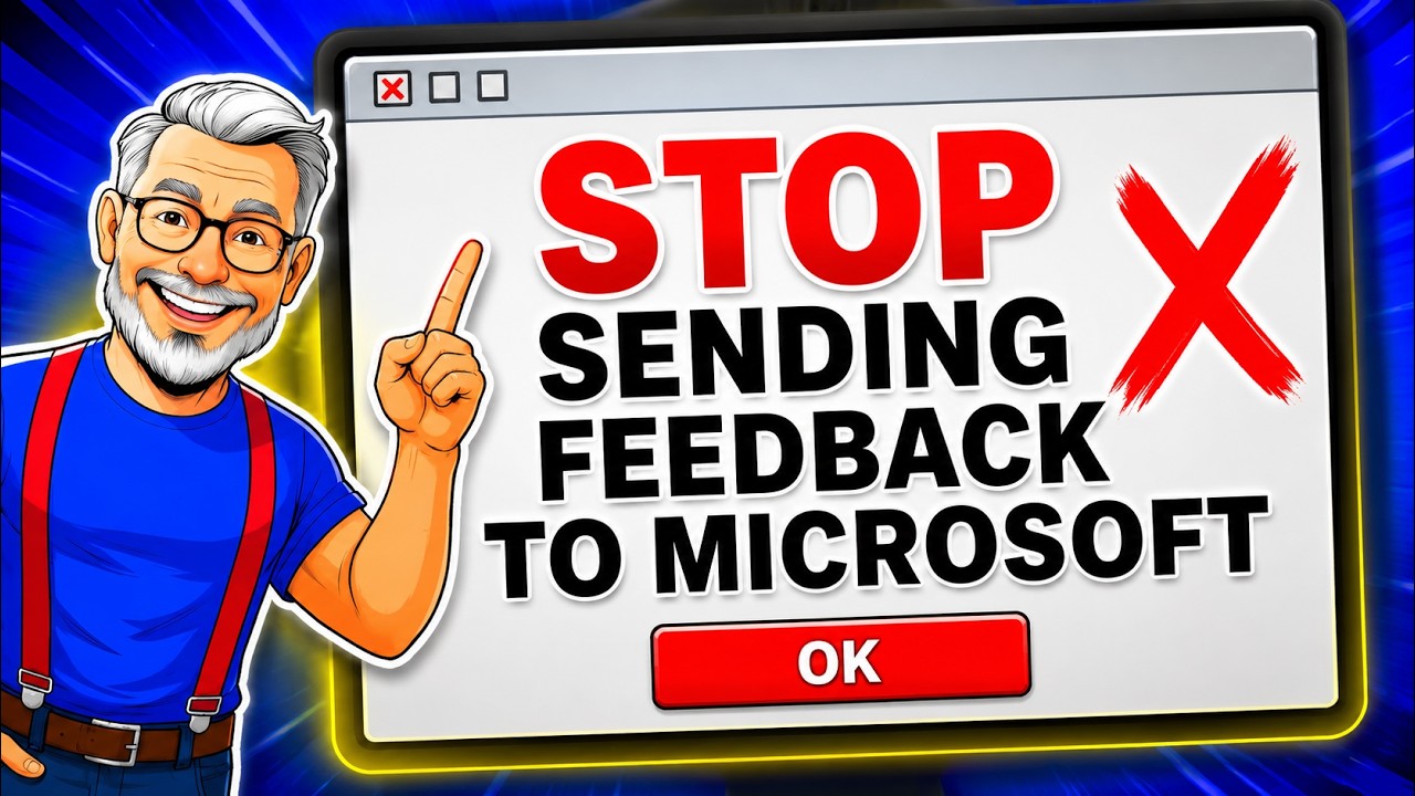 Feedback To Microsoft - This Is How To Stop It!