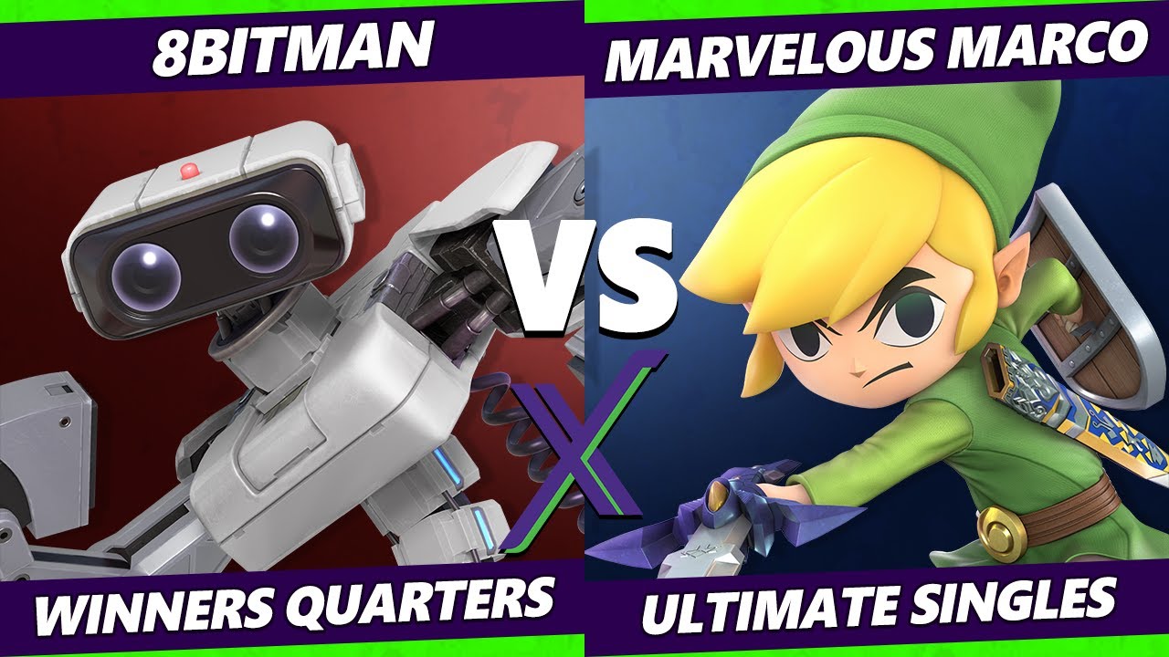 S@X 407 Online Winners Quarters - Marvelous_Marco (Toon Link) Vs. 8BitMan (ROB) Smash Ultimate