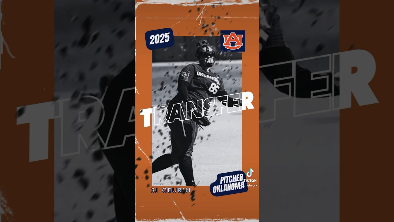 NEW TRANSFER | SJ Geurin to Auburn Softball! 