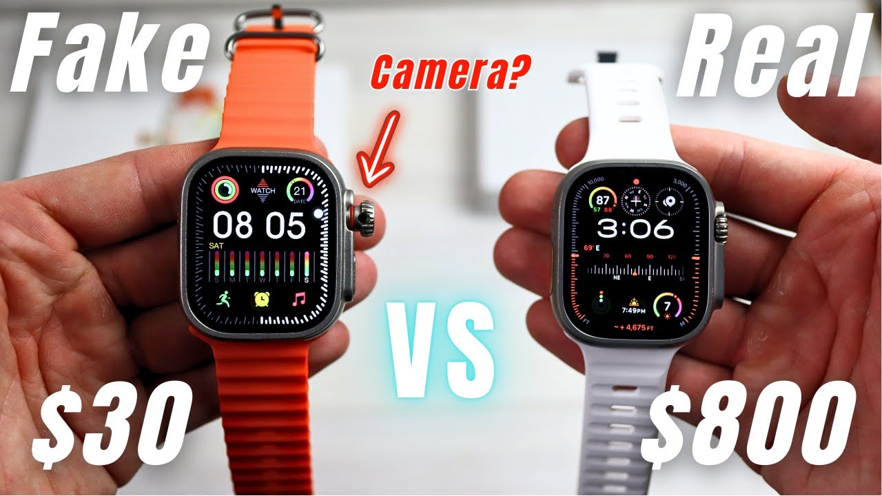 Apple Watch Ultra 2 против S9-V Watch Ultra — подделка лучше оригинала?
