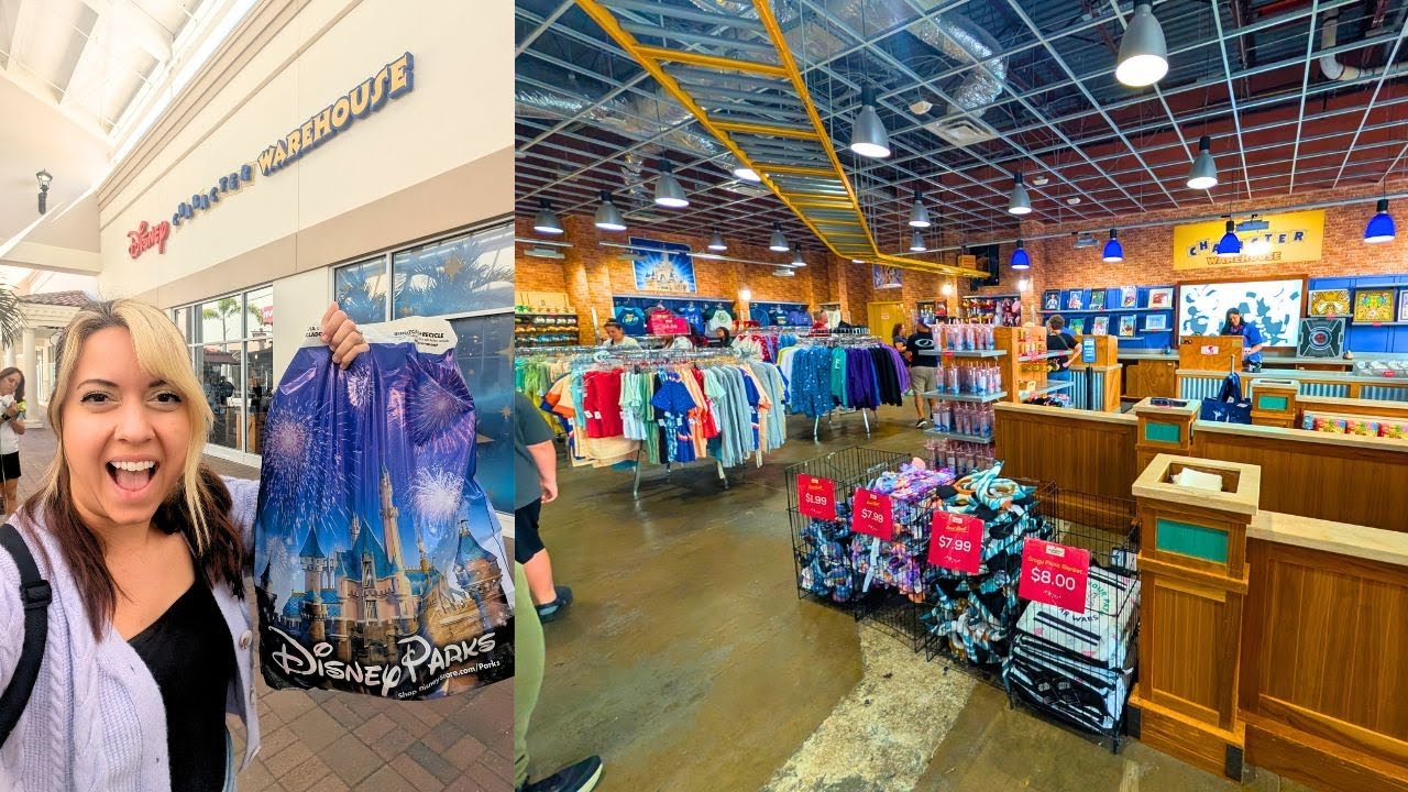 Shopping at the Disney Character Warehouse Outlet on International Drive February 2025!