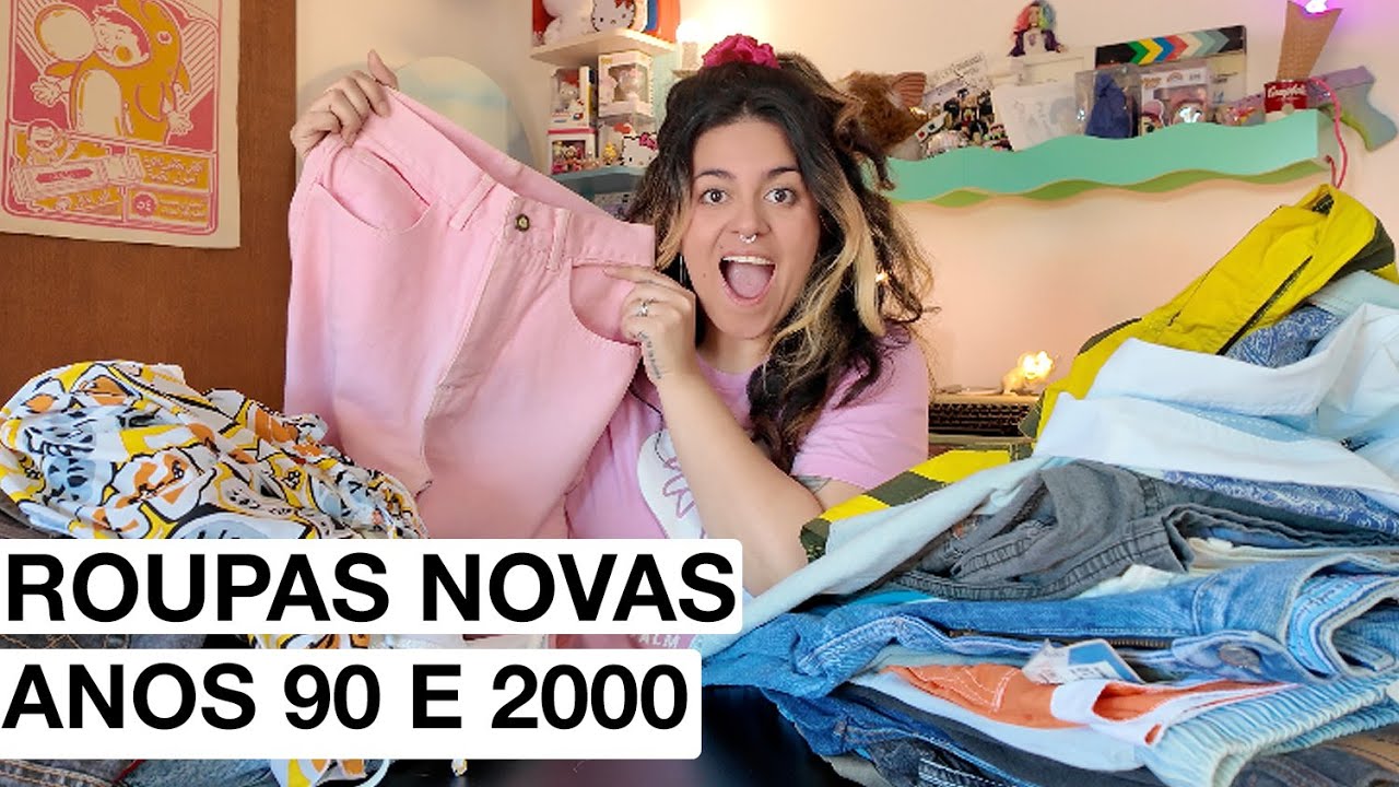 COMPREI um LOTE DE ROUPAS dos anos 90 e 2000 NOVAS! - Maíra Medeiros