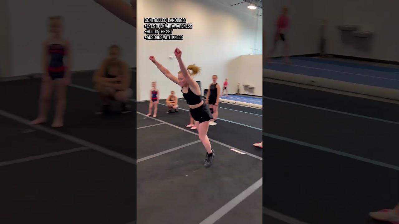 Контролируемые приземления против неконтролируемых приземлений&hellip; #tumblechef #cheer #tumbling #Shorts