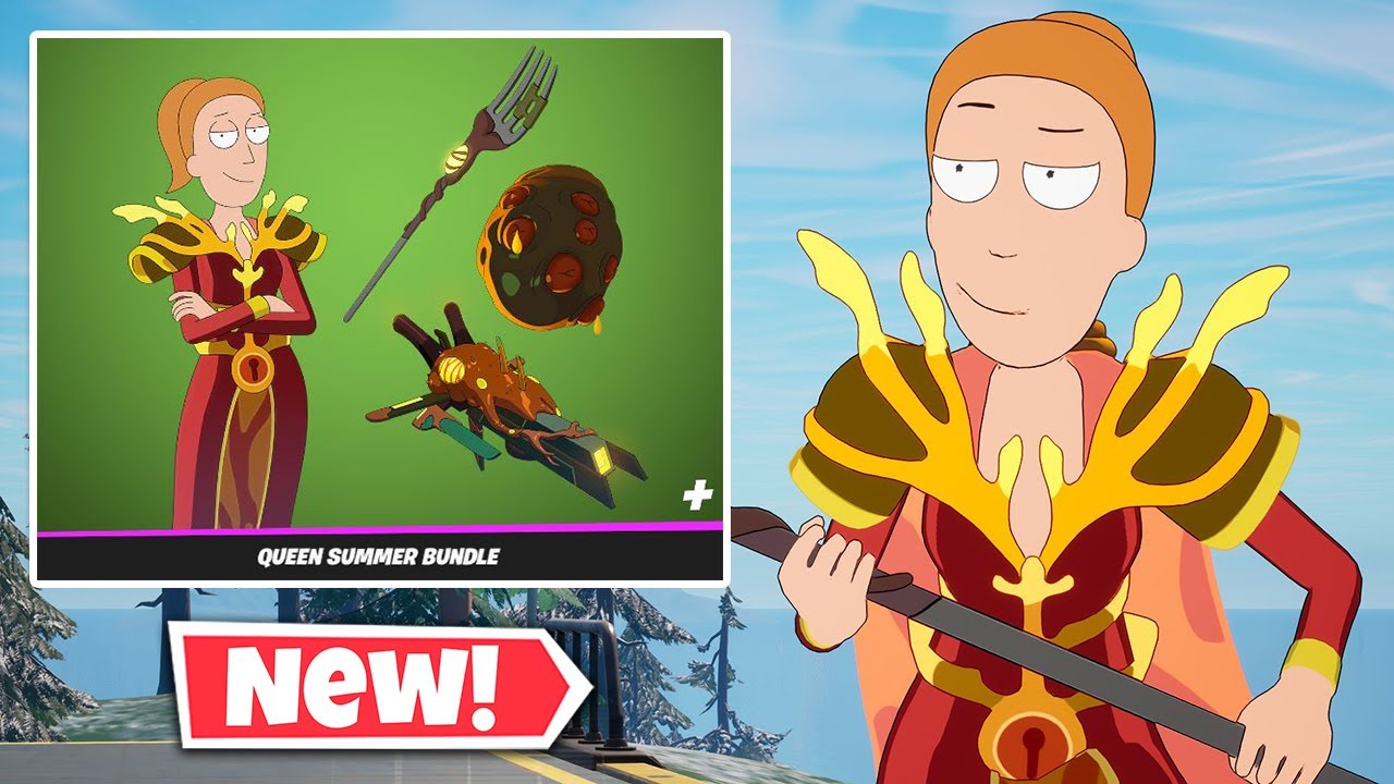 New Queen Summer Skin Gameplay in Fortnite!