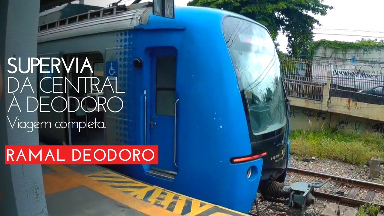 Supervia - Viagem no ramal Deodoro completo (Da Central à Deodoro)
