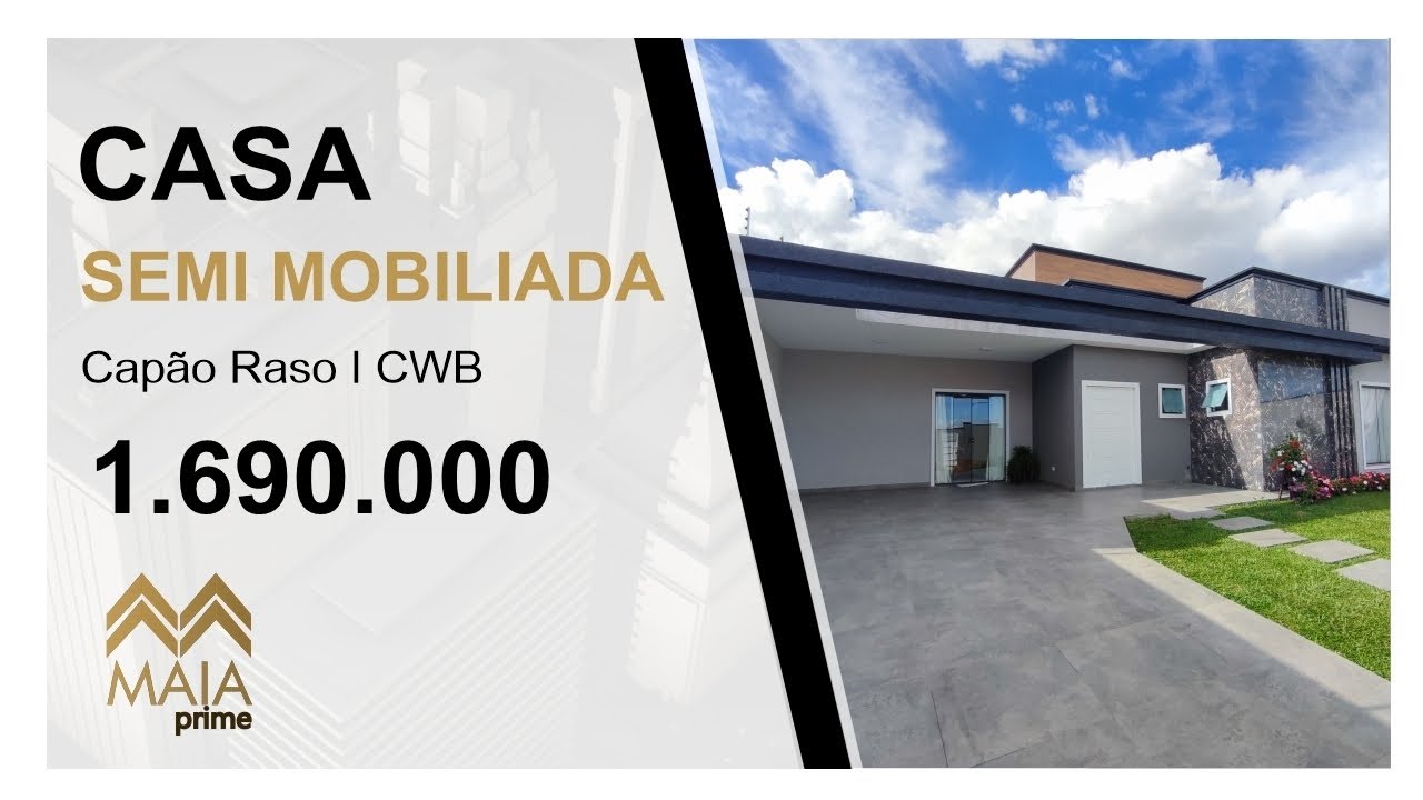 Espetacular casa à venda no Capão Raso, Curitiba-PR. (R$: 1.690.000,00)