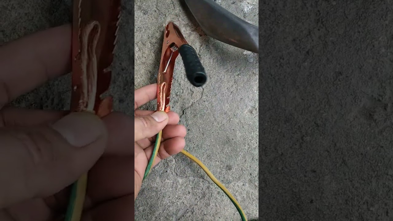 welding machine How to connect ground wire.