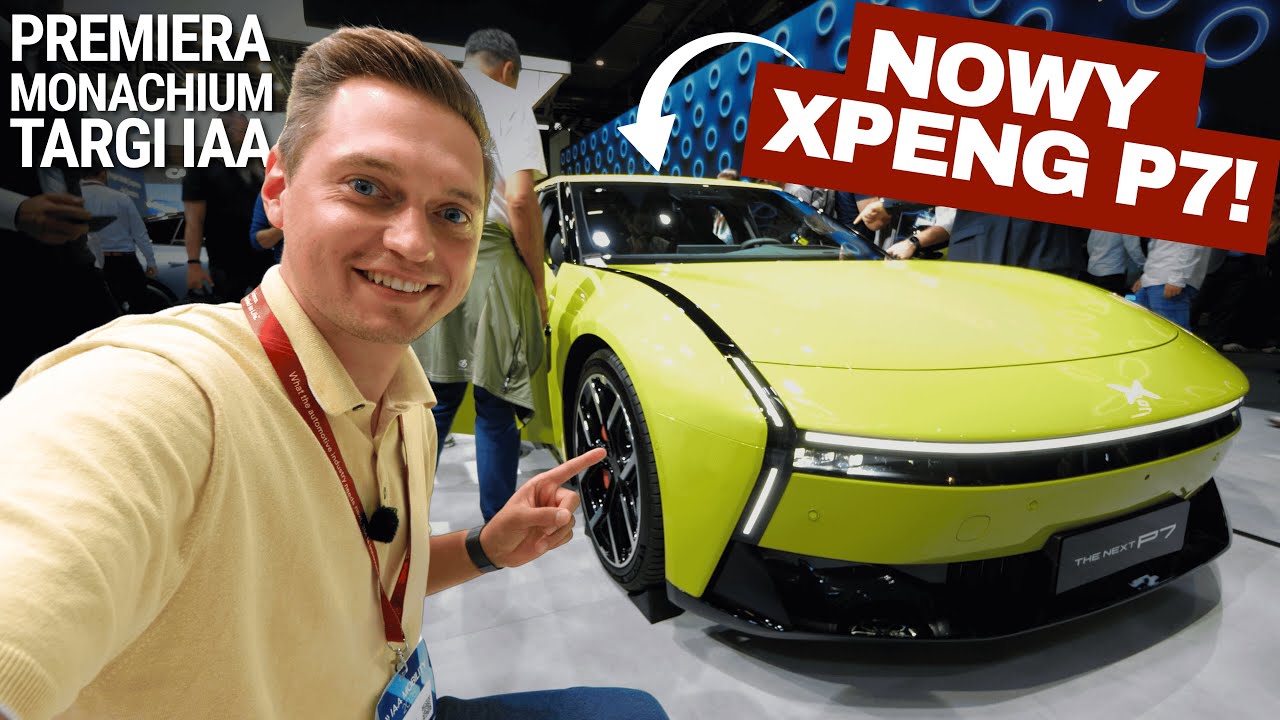 RECENZJA NOWEGO XPENGA P7 i P7+ na targach w Monachium ⚡️ Lepiej niż Tesla?