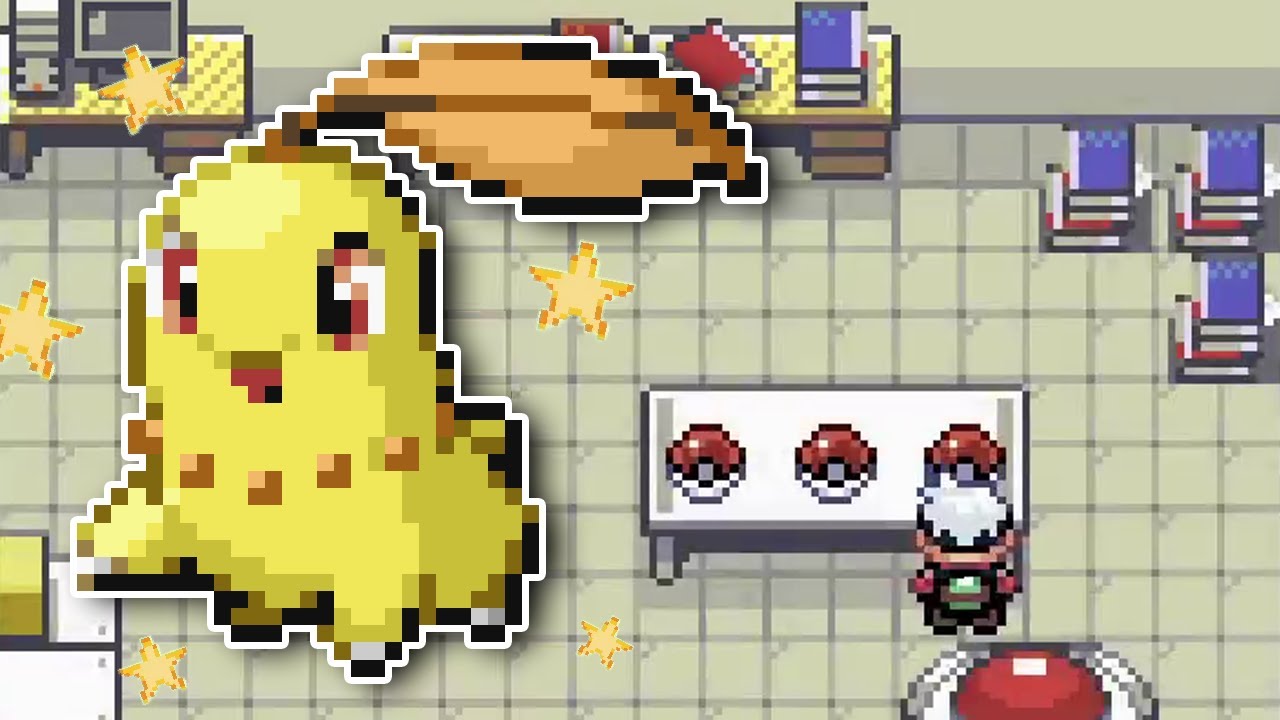 Resetting in Emerald for a Shiny Chikorita - 3,663 seen!