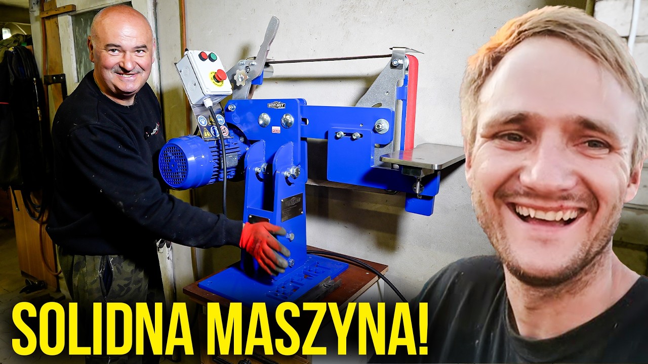 POLSKA SZLIFIERKA TAŚMOWA OD BESTERA - NOWY SPRZĘT DO WARSZTATU