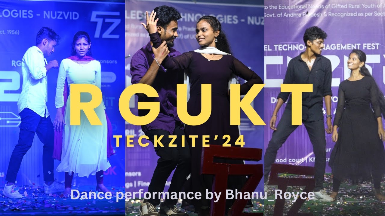 IIIT Nuzvid Teckzite'24 Dance performance | Bhanu | Siddu | Vignesh | Suryaveni | Pujitha | Varsha