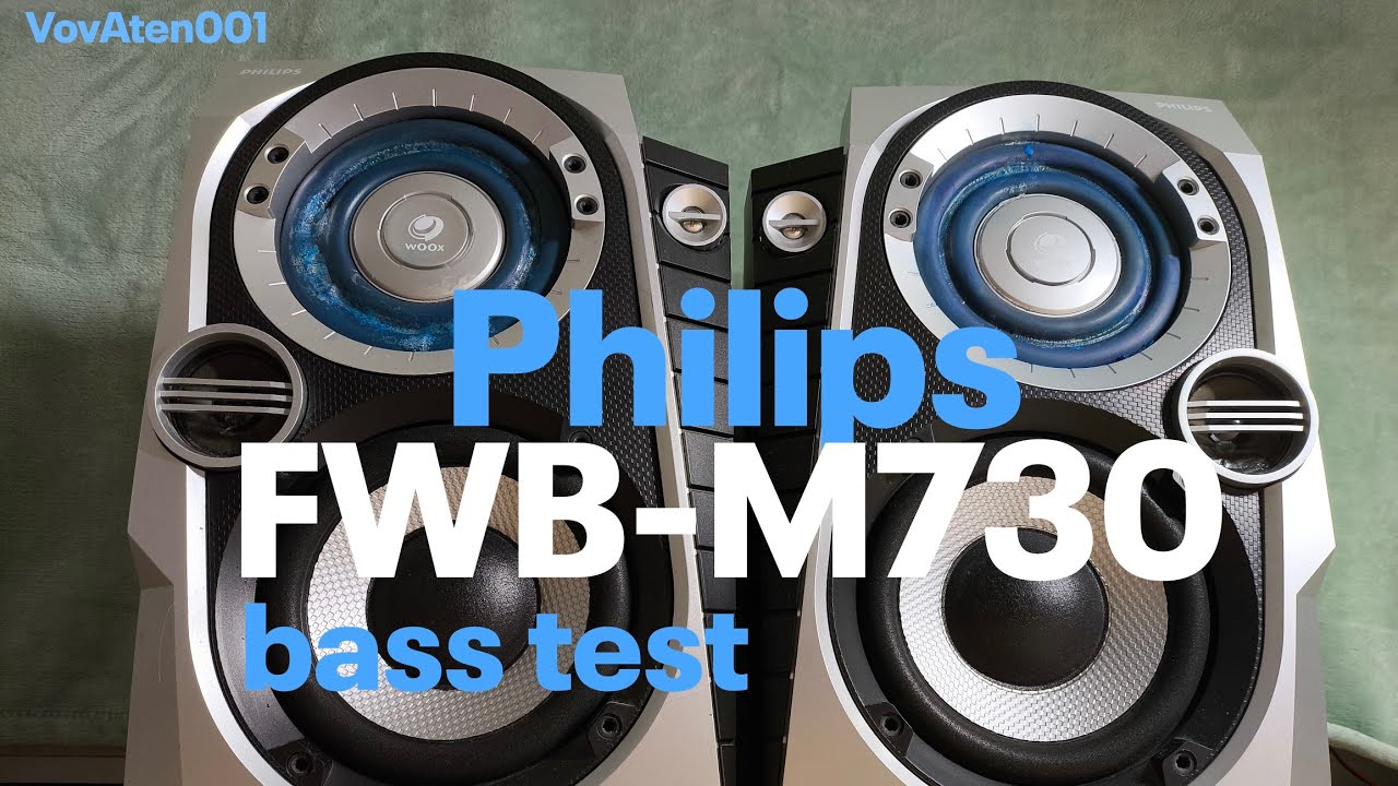 Philips FWB-M730 bass test