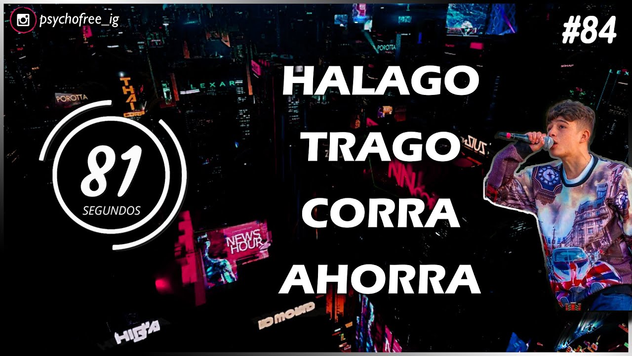 🚀 EJERCICIOS para IMPROVISAR RAP 🎧 | Entrenar FREESTYLE | Base de Rap + Palabras |🔥Psycho Free #84