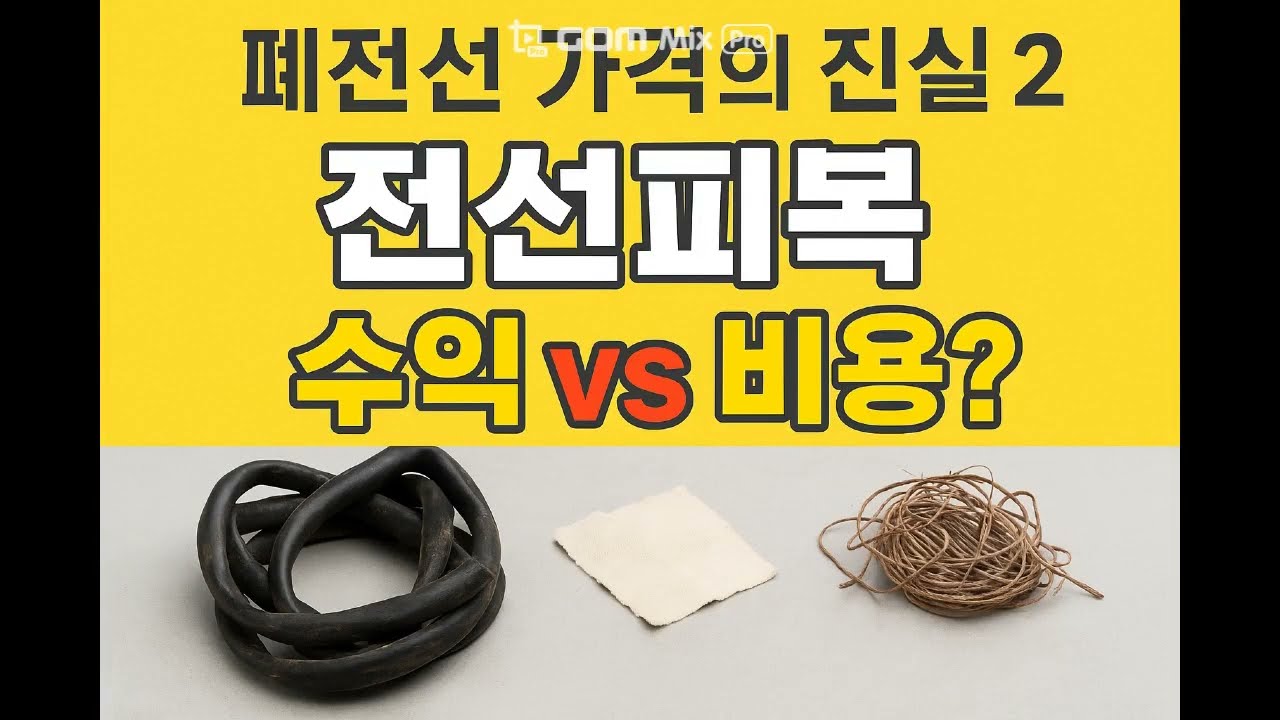 《폐전선 가격의 진실②》 구리만 보면 손해! 전선피복 처리까지 계산하라