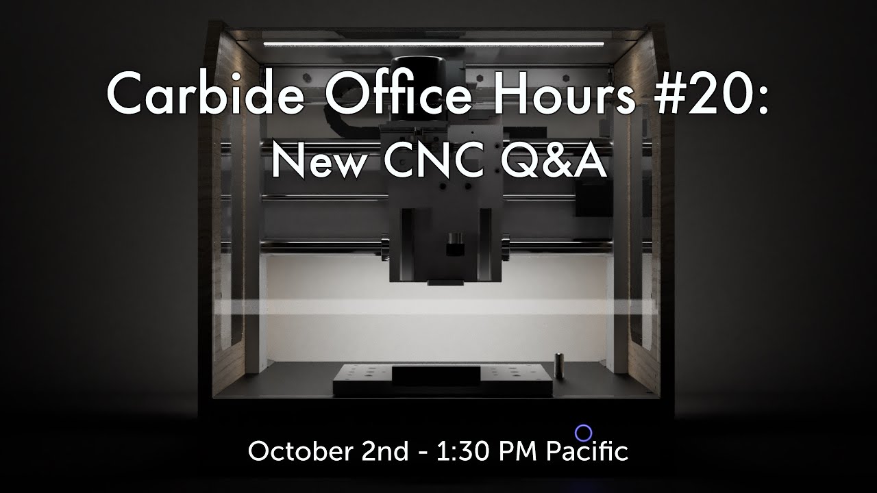 Nomad 3 and Shapeoko Pro Q&A - Carbide Office Hours #20