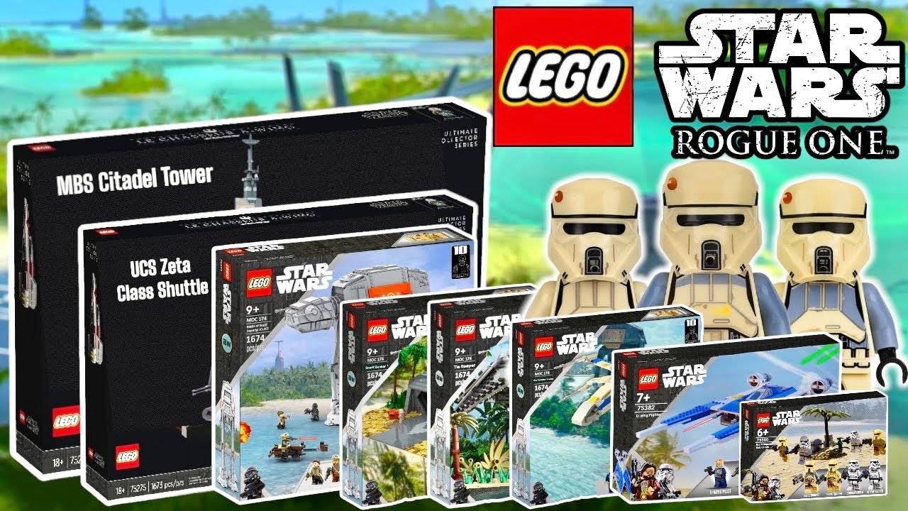 Лучший набор LEGO Star Wars Rogue One | Волна на Скарифе!