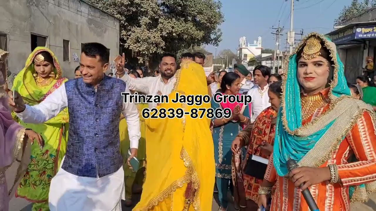 ਲਕੀ ਮਾਮਾ ! Trinzan jaggo Group ! #viralvideo #nanka_mel #dadka_mel #youtube #wedding