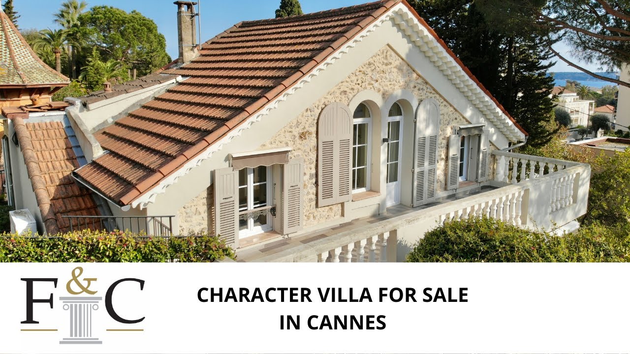 CANNES - Character Villa for sale in Cannes