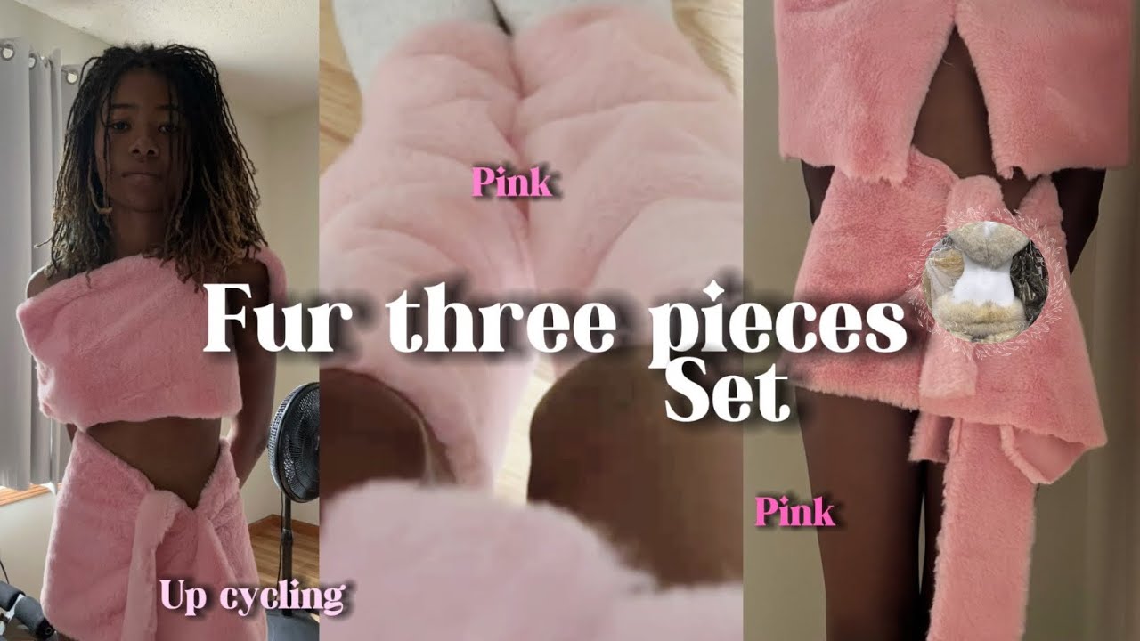 UpCycling Ep. 6 | Re-Creating a Fur-Inspired 3-Piece Set in My Style (DIY Glow-Up)