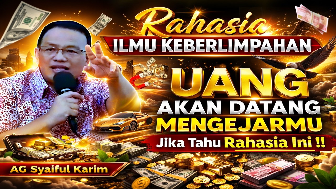 💥Rahasia Besar Agar Kamu Dikejar-kejar Uang‼️AG Syaiful Karim