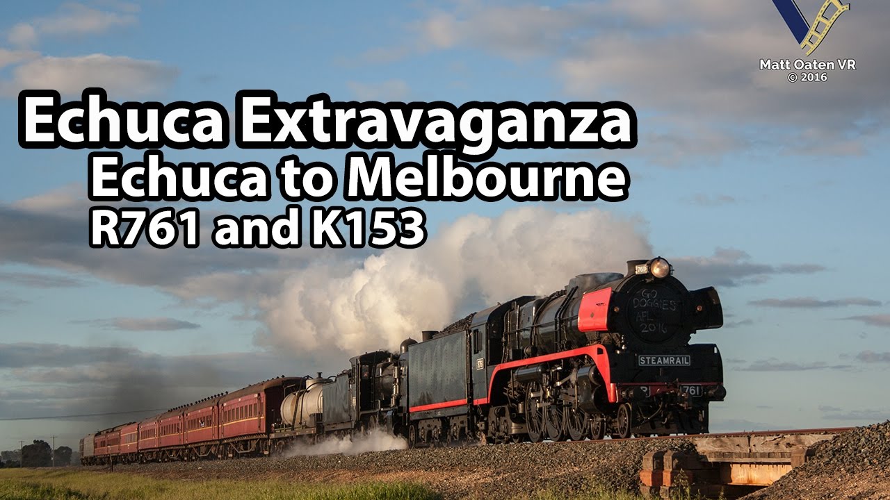 Steam Locomotives Run Into The Night with R761 and K153