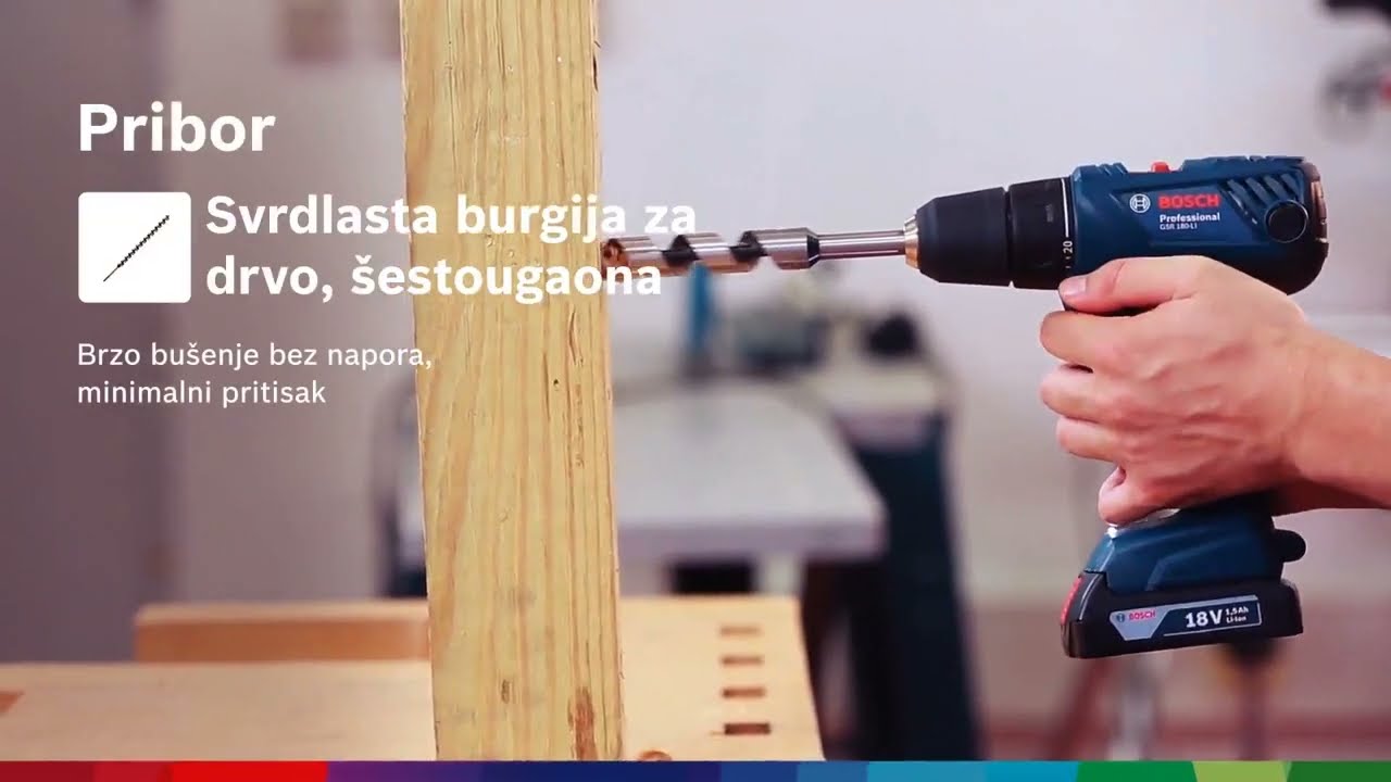 Bosch GSR 180-Li akumulatorska bu&scaron;ilica - odvrtač