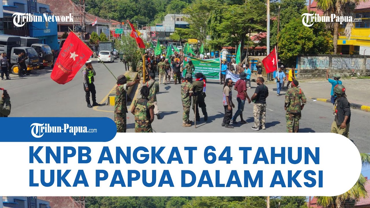 Hari HAM Sedunia: KNPB Angkat 64 Tahun Luka Papua dalam Aksi Massa di Jayapura