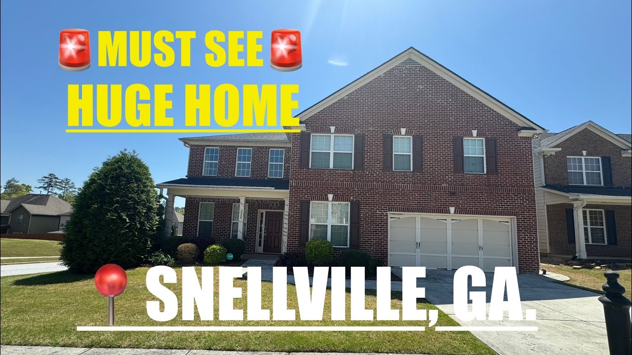 🚨MUST SEE🚨 You Won’t Believe the Size of This House in Snellville, GA!