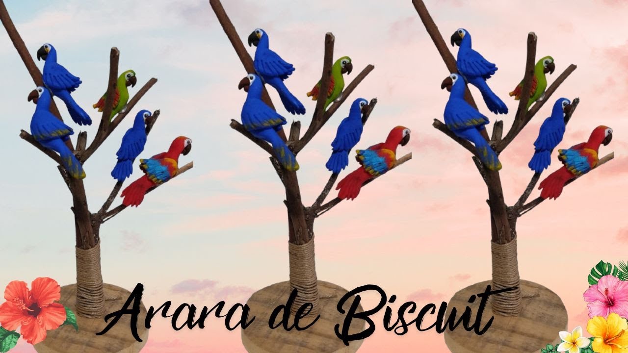 Araras de Biscuit - Diy - Fácil de Fazer