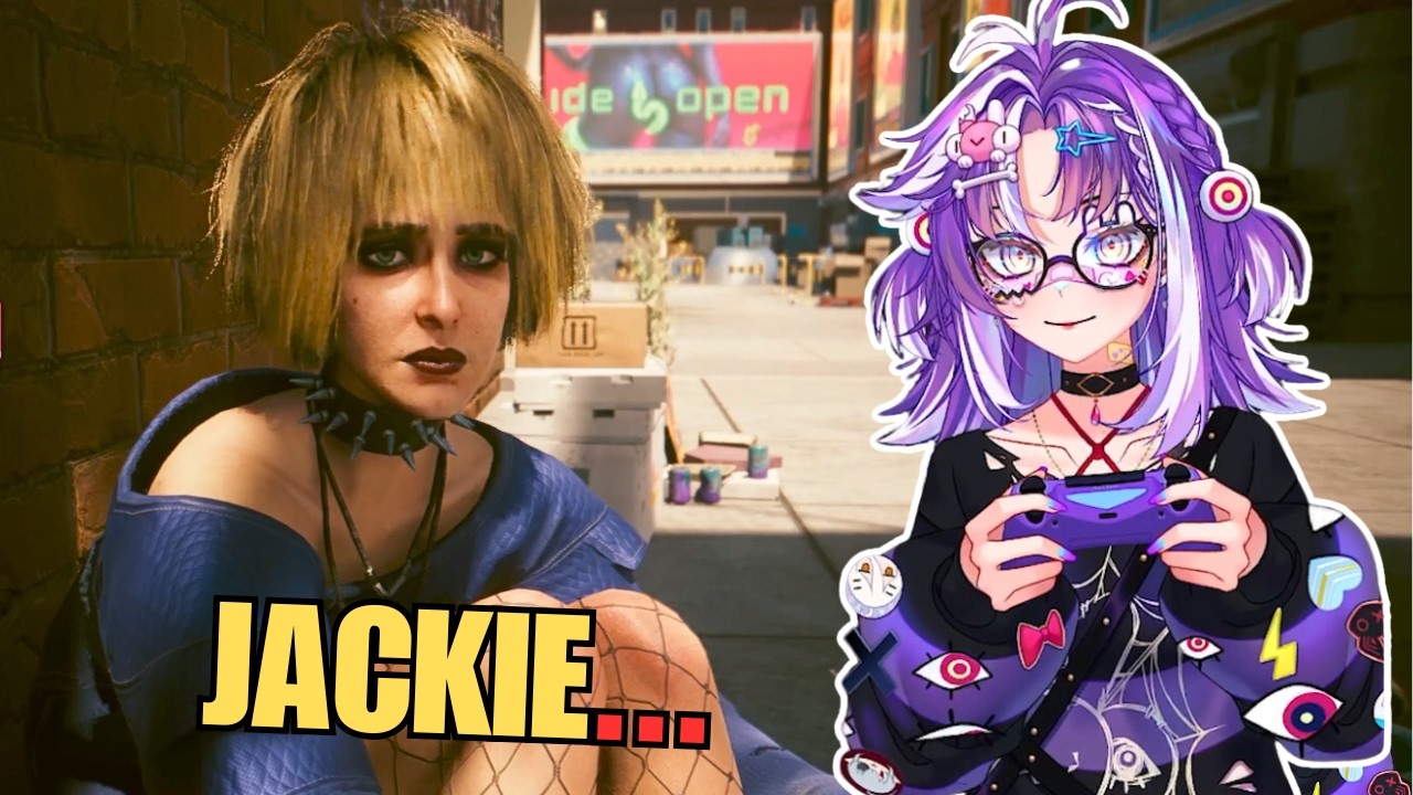 Michi Mochievee Gets Emotional at Jackie's Funeral in Cyberpunk 2077